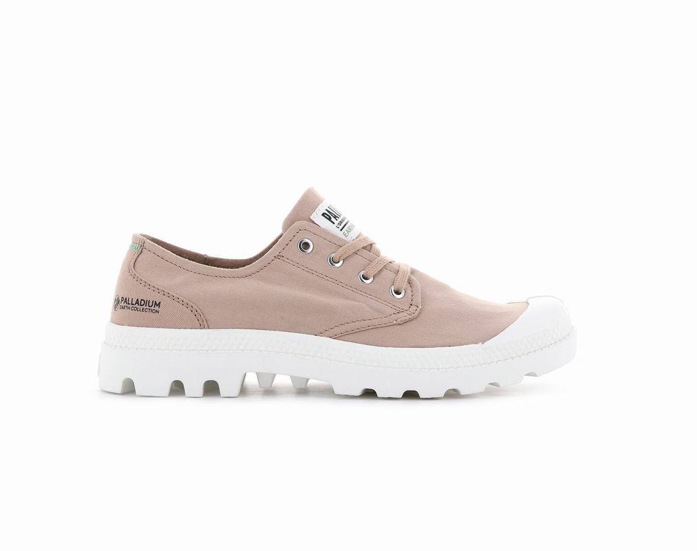 Palladium Pampa Oxford Organic Ii Mens Shoes Rose Australia [SQMEBL-390]